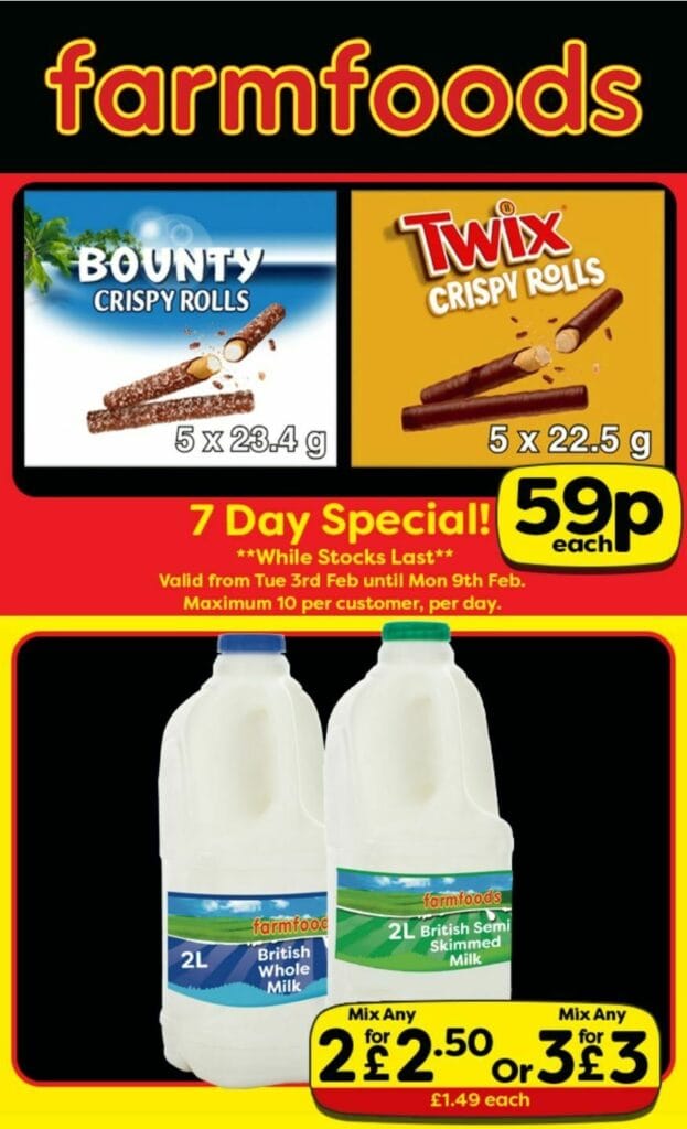 Farmfoods Offers from 3 February