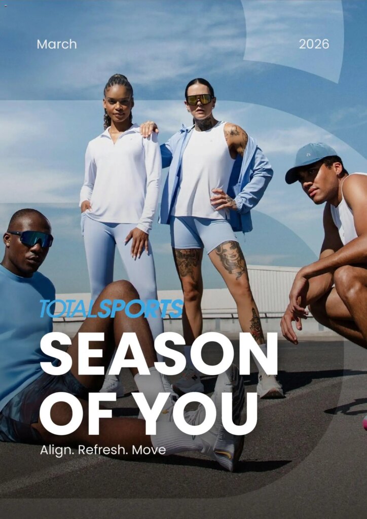 Totalsports online shopping specials and catalogues Sunday 01/03/2026