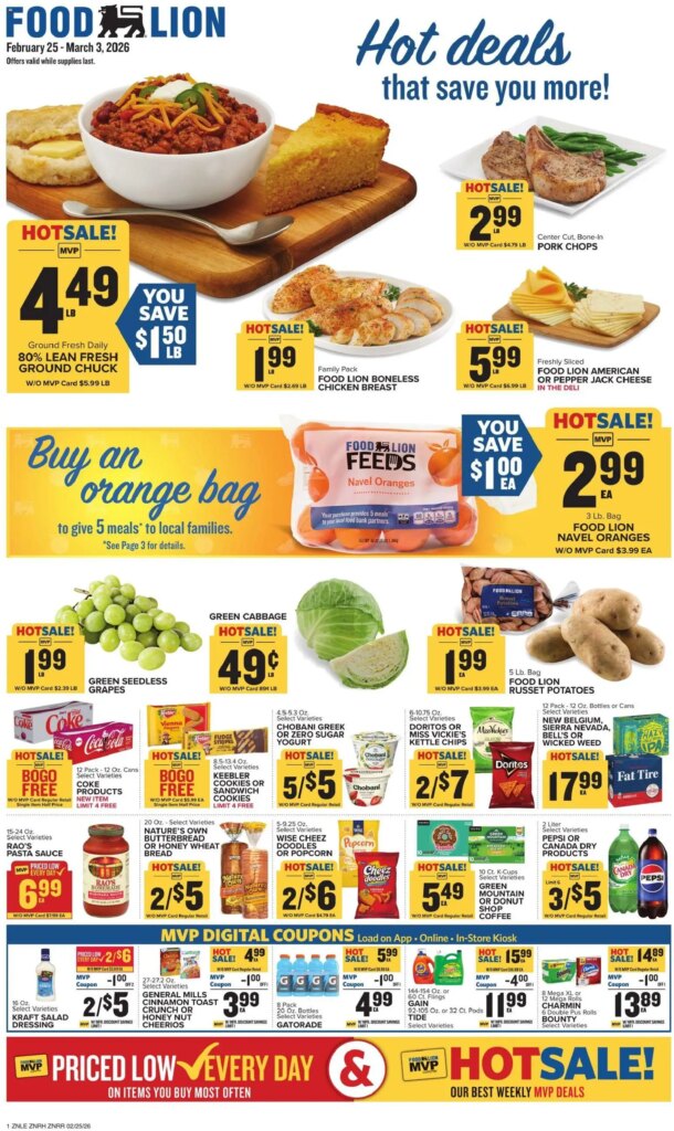 Food Lion Weekly Ad This Week 02/25