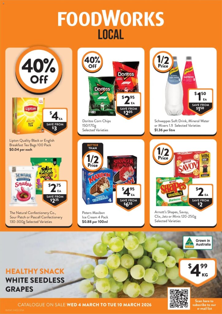 Foodworks specials catalogue this week SA 04/03/2026