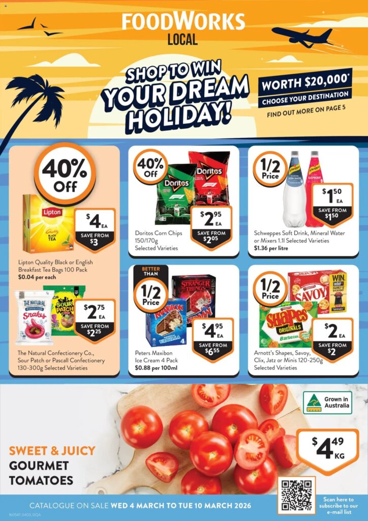 Foodworks specials catalogue this week QLD 04/03