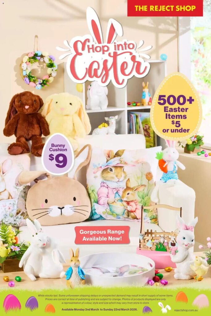 The Reject Shop Catalogue 02/03 weekly / monthly specials