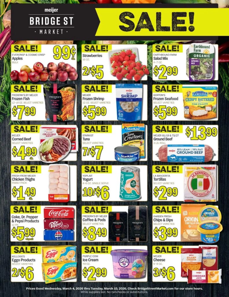 Bridge Street Market 03/04 Meijer sale ad this week