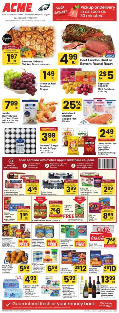 Acme Supermarket Weekly Ad 02/27