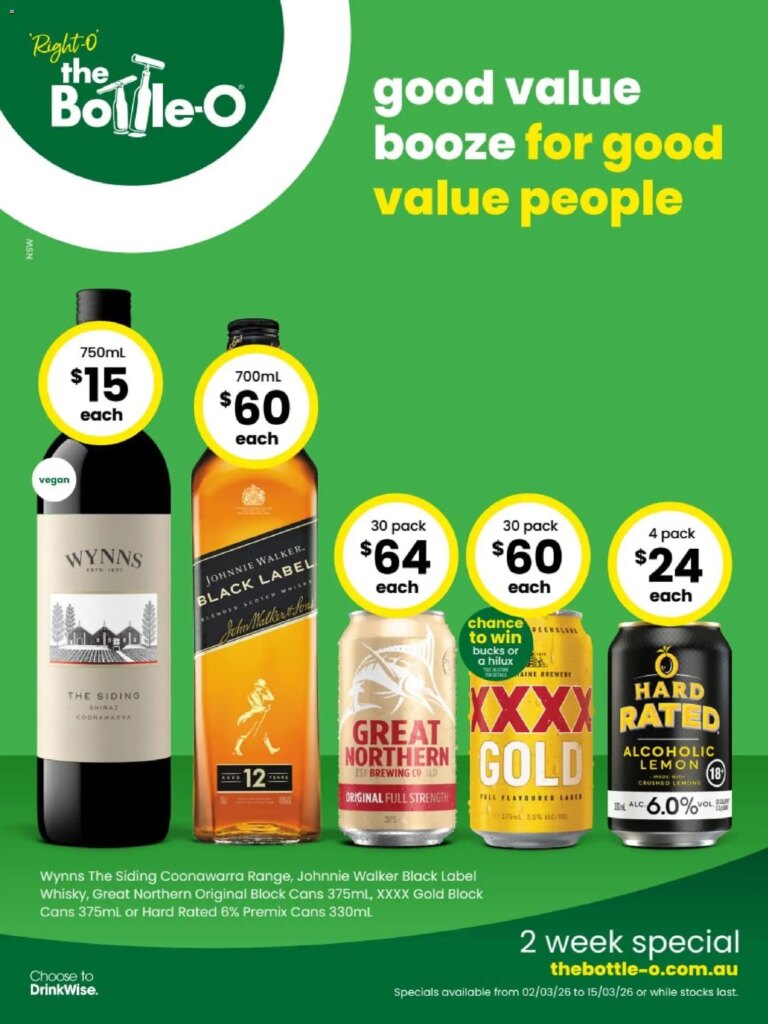 The Bottle-O Au Catalogue CANBERRA – 02/03