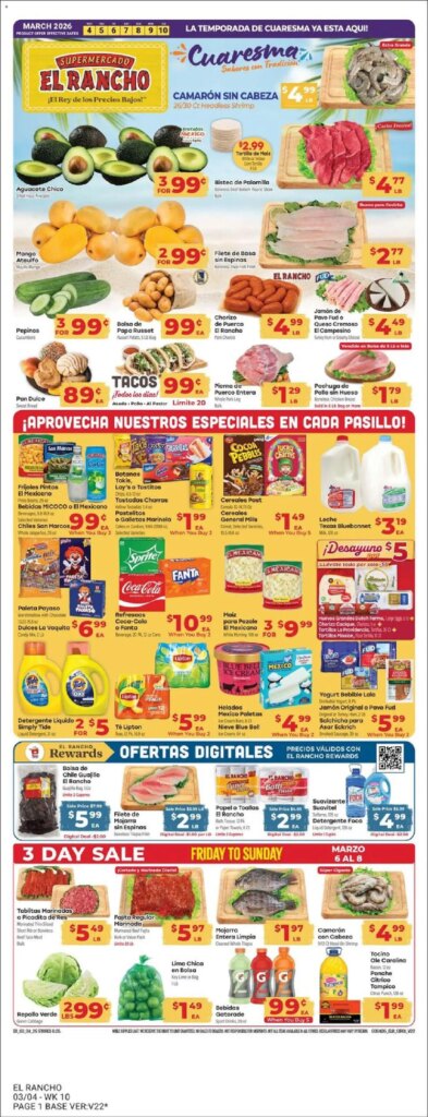 El Rancho Weekly Ad (03/04 – 03/10 2026) – Flyer