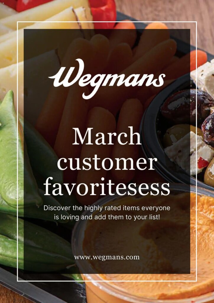Wegmans Weekly Ad (from Sunday 03/01 2026) – Flyer
