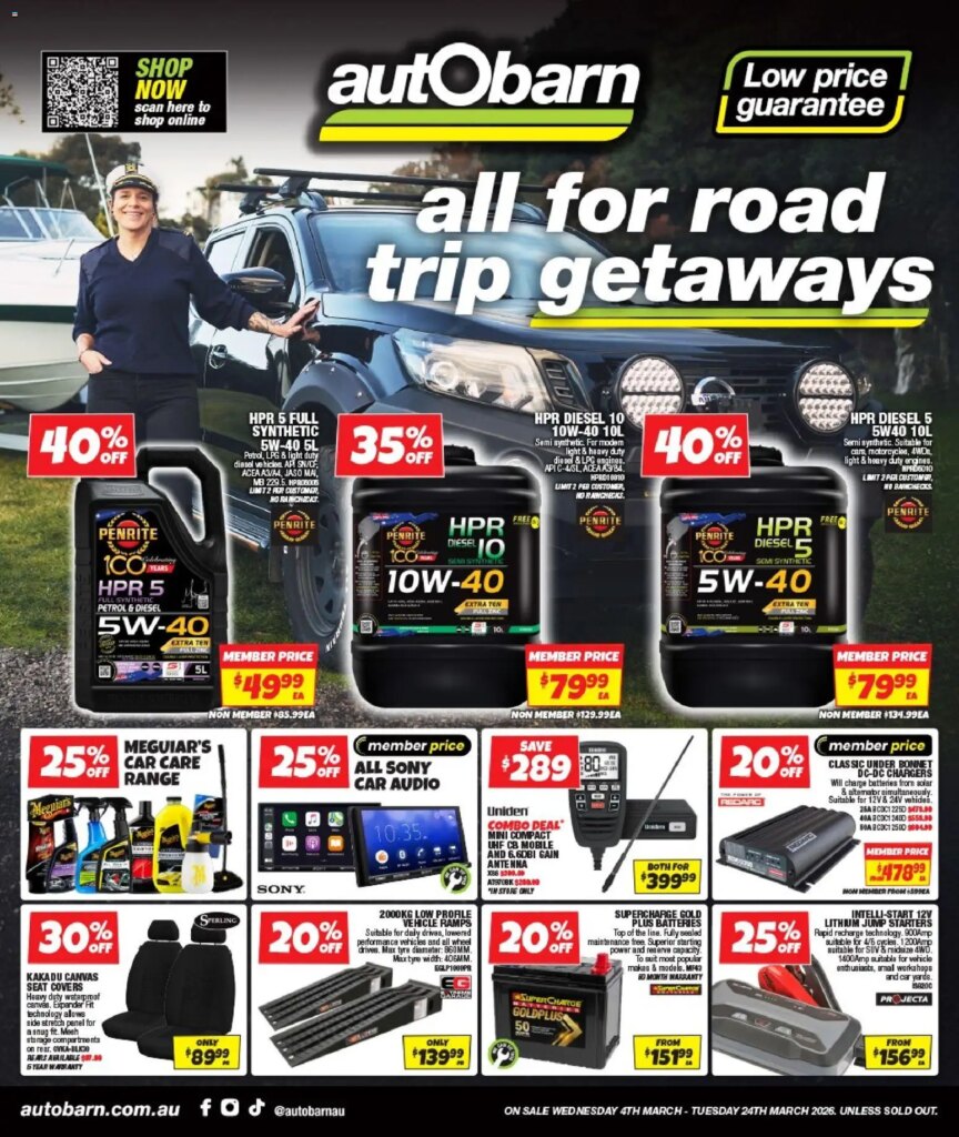Autobarn catalogue – 04/03/2026 > weekly / monthly specials