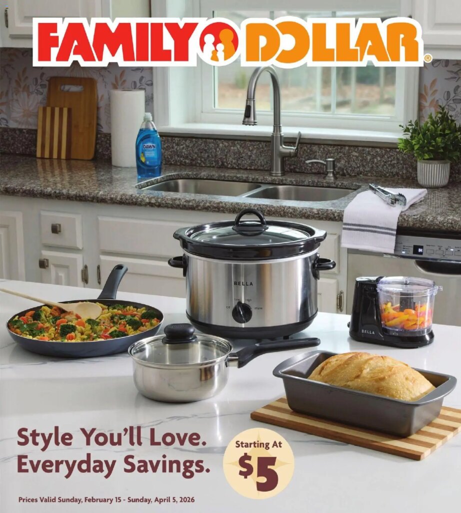 Family Dollar Home Book (02/15 – 04/05 2026) – Flyer