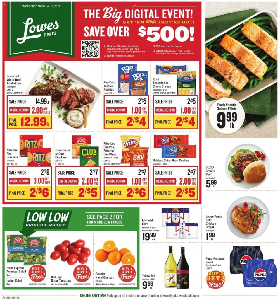 Lowes Foods Weekly Ad – GA (03/04 – 03/10 2026) – Flyer