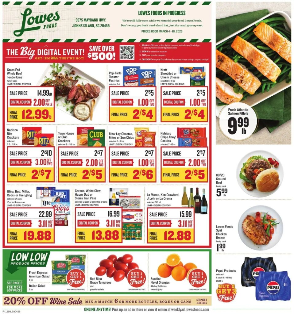 Lowes Foods Weekly Ad – SC (03/04 – 03/10 2026) – Flyer