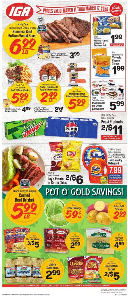 IGA Weekly Ad (03/11 – 03/17 2026) – Flyer