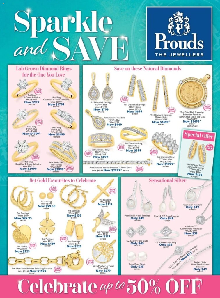 Prouds The Jewellers catalogue – 23/03/2026 > weekly / monthly specials