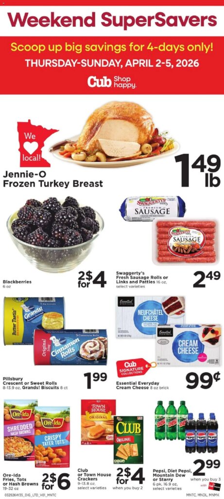 Cub Foods Weekend Ad (03/28 – 03/31 2026) – Flyer