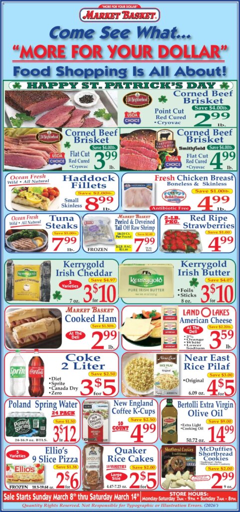 Market Basket Ad (03/08 – 03/14 2026) – Flyer
