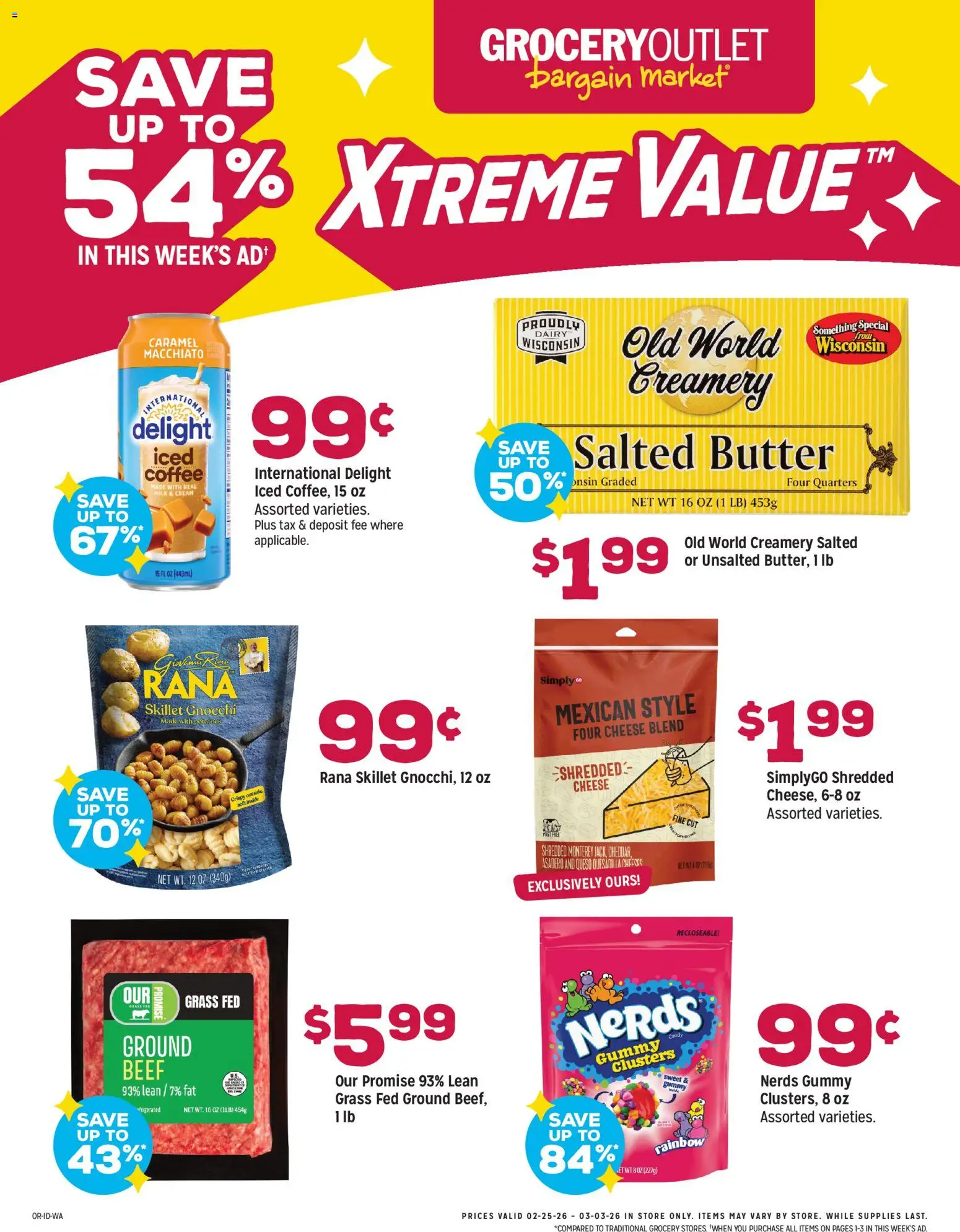 Grocery Outlet Weekly Ad - ID (02/25 - 03/03 2026) - Flyer 1