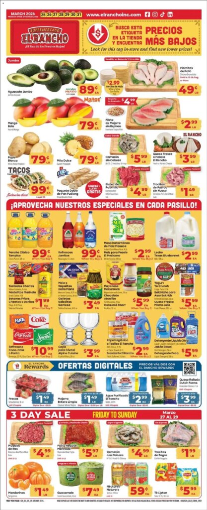 El Rancho Weekly Ad (03/25 – 03/31 2026) – Flyer