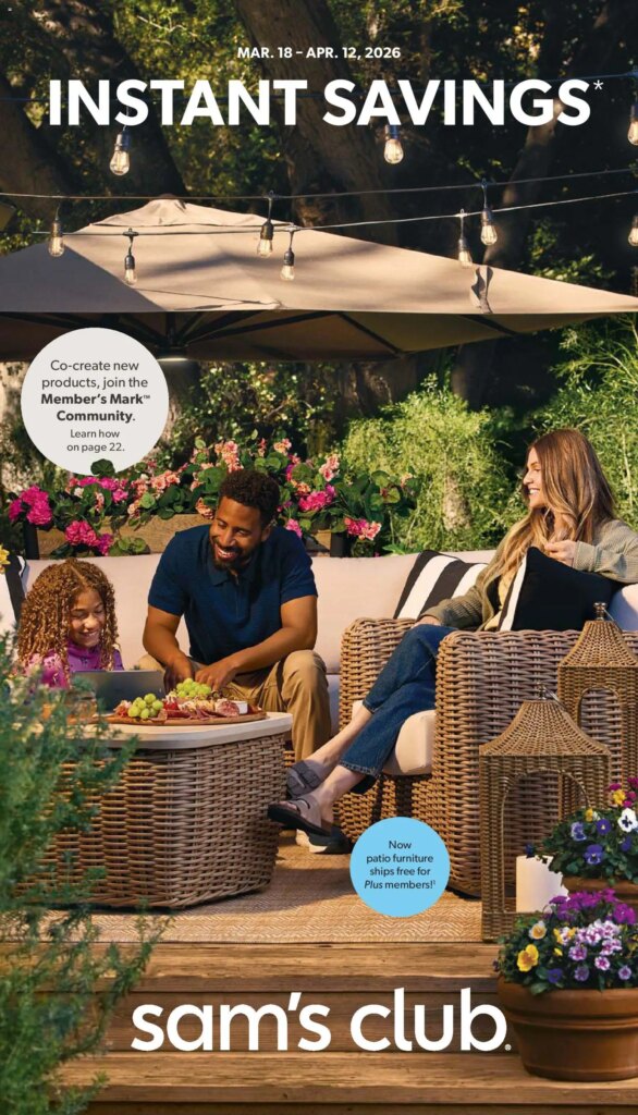 Sam’s Club Instant Savings Book March (03/18 – 04/12 2026) – Flyer