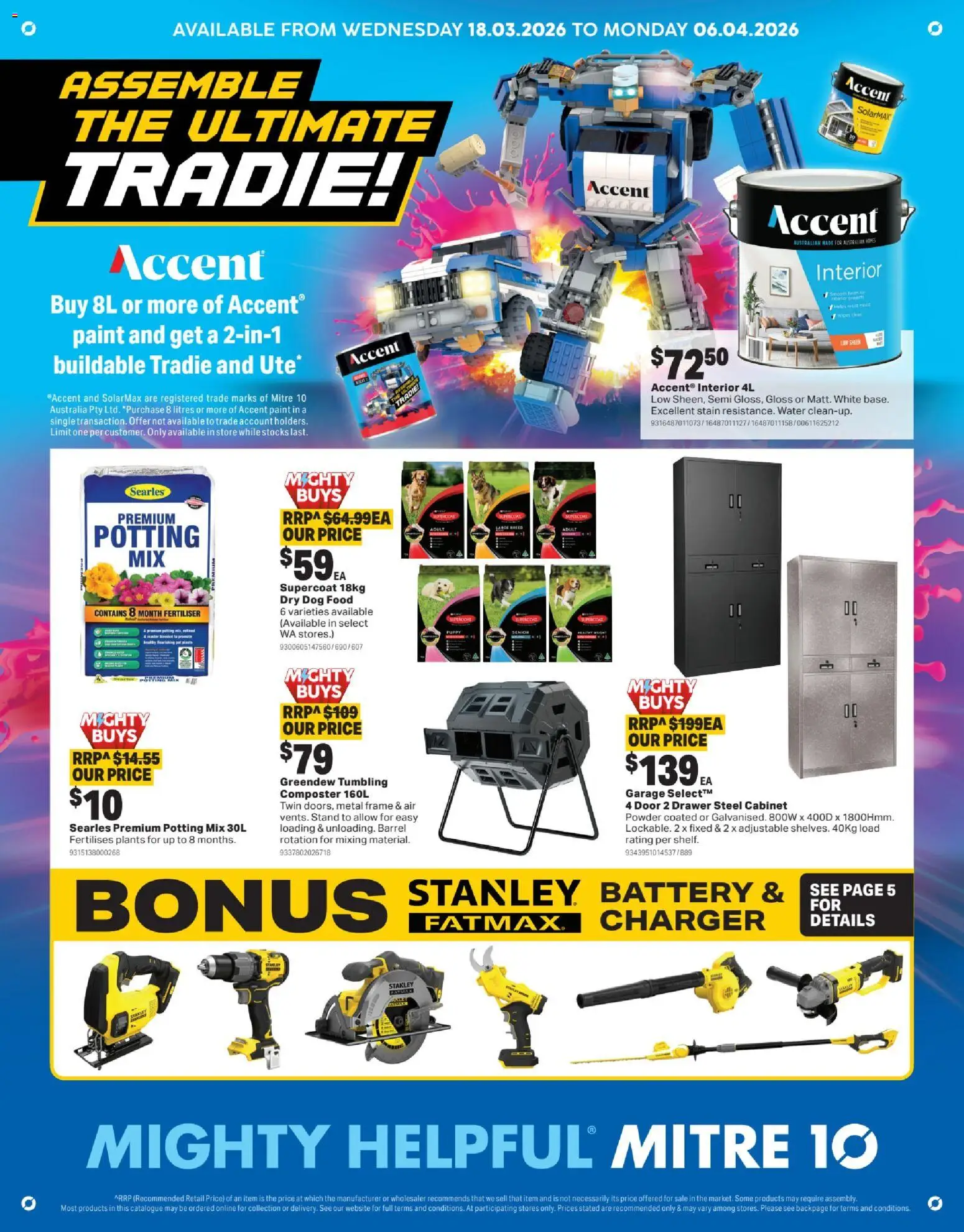 Mitre 10 catalogue - 18/03/2026 > weekly / monthly specials 1