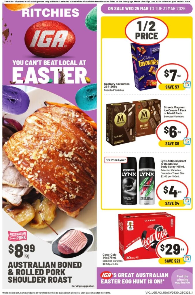 Ritchies catalogue  – 25/03/2026 > weekly / monthly specials