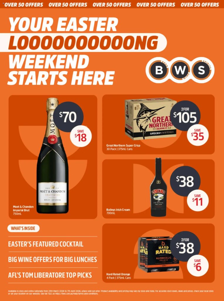 BWS catalogue  – 25/03/2026 > weekly / monthly specials