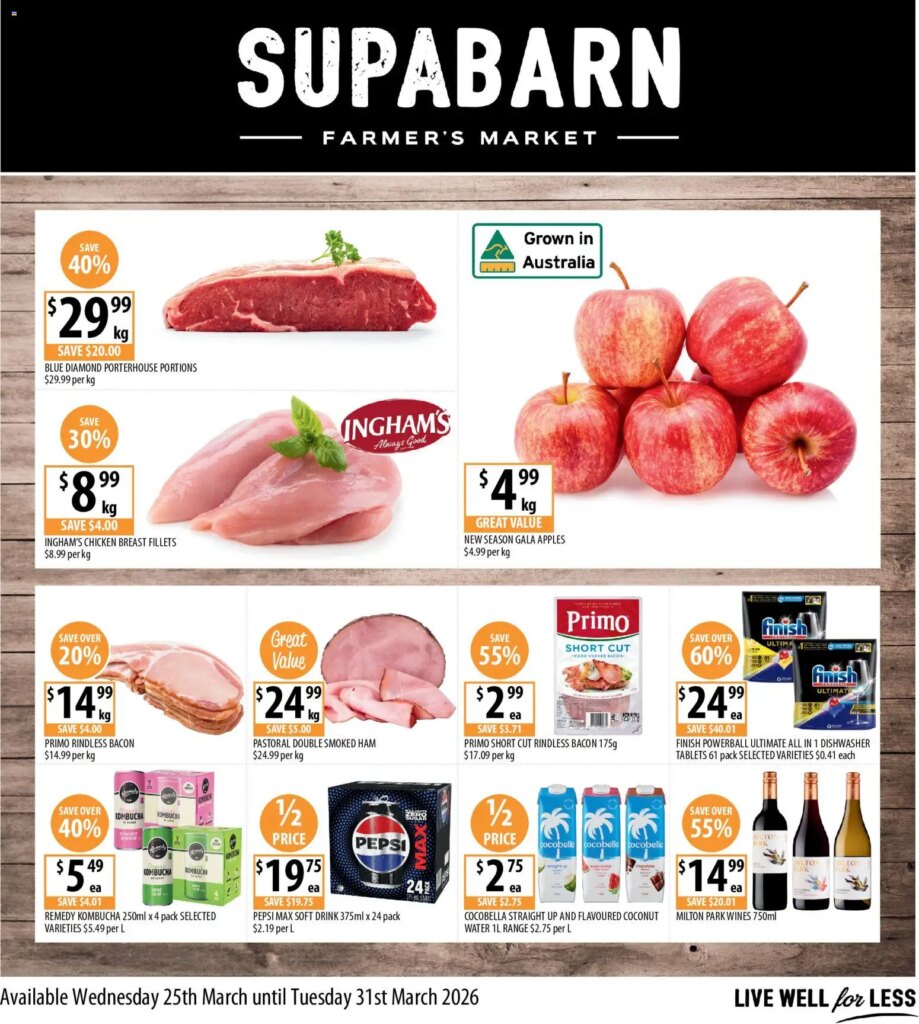 Supabarn catalogue - 25/03/2026 > weekly / monthly specials 4 Supabarn catalogue – 25/03/2026 > weekly / monthly specials