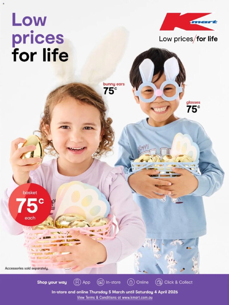 Kmart catalogue valid from 05/03/2026 > Online Australia 4 Kmart catalogue valid from 05/03/2026 > Online Australia