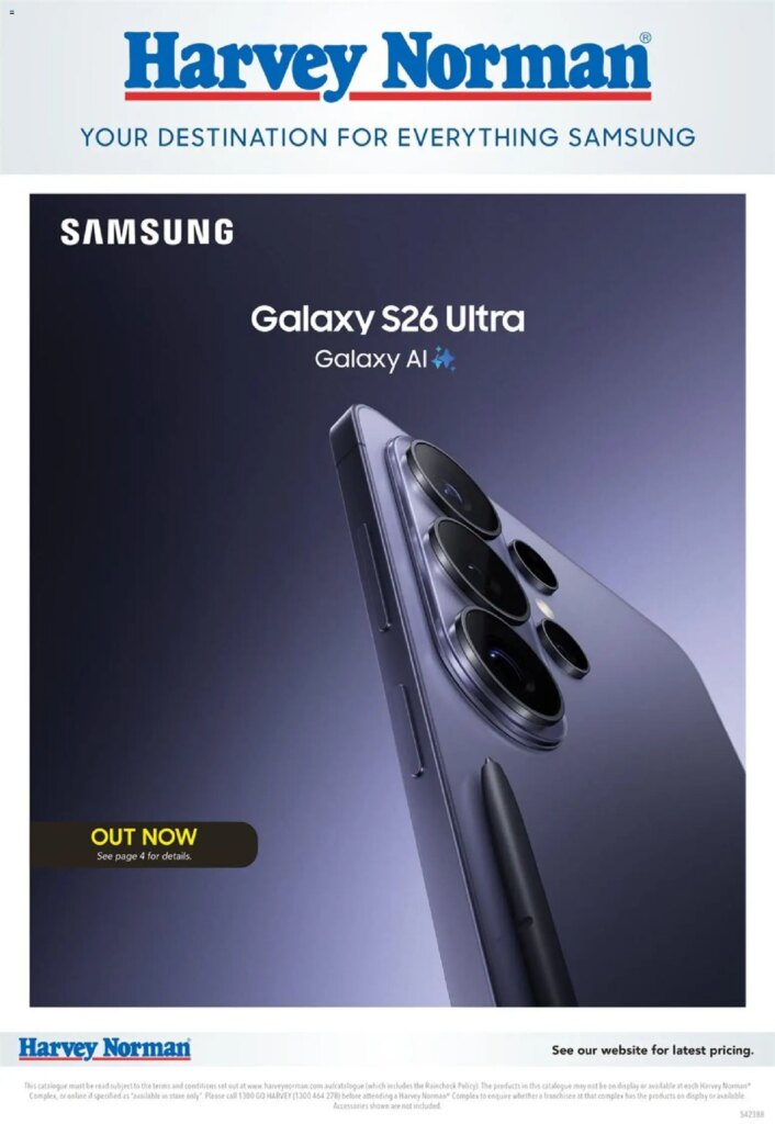 Harvey Norman Samsung - 11/03/2026 > weekly / monthly specials 6 Harvey Norman Samsung – 11/03/2026 > weekly / monthly specials