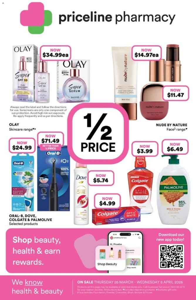 Priceline Pharmacy catalogue  – 25/03/2026 > weekly / monthly specials