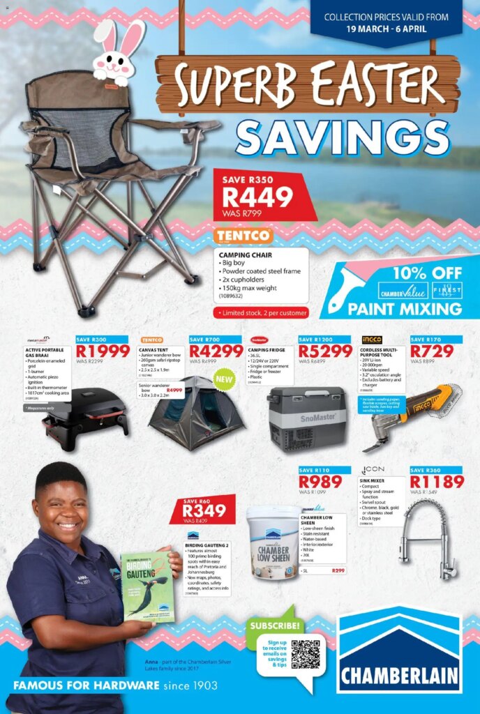 Chamberlain Superb Easter Savings (19/03/2026 – 06/04/2026) Online
