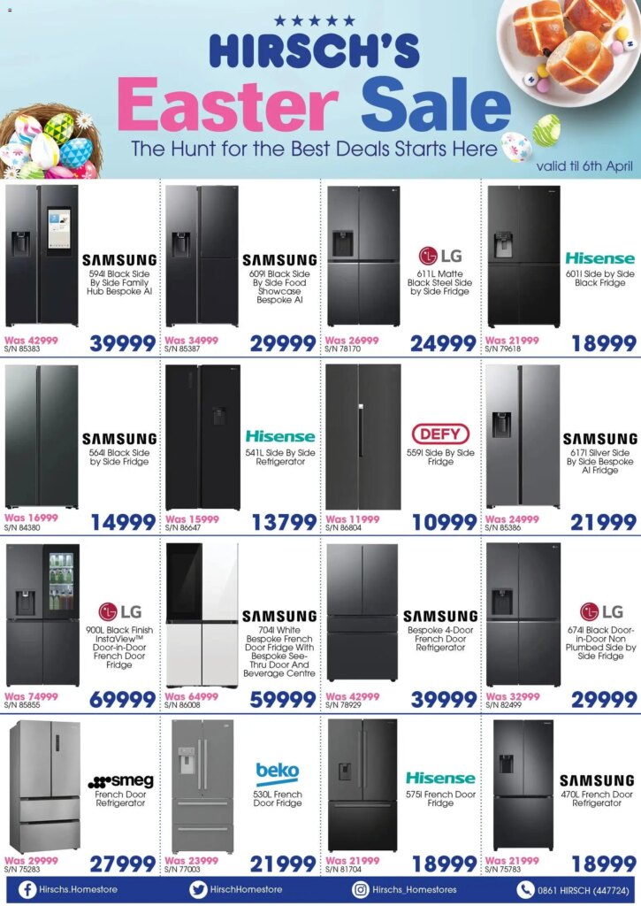 Hirsch’s Specials (23/03/2026 – 06/04/2026) Online