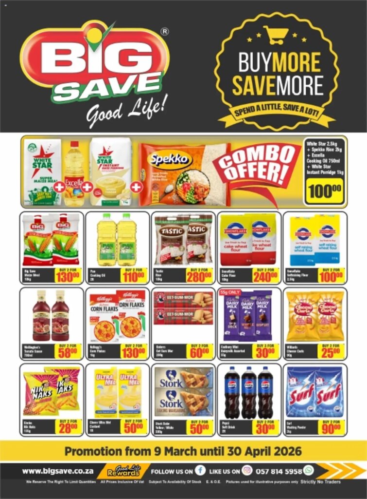 Big Save Specials (09/03/2026 – 30/04/2026) Online
