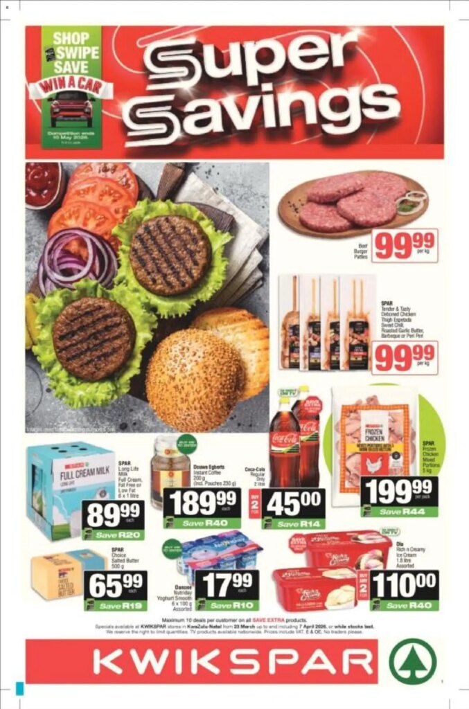 KWIKSPAR KwaZulu-Natal - Weekly Specials (23/03/2026 - 07/04/2026) Online 2 KWIKSPAR KwaZulu-Natal – Weekly Specials (23/03/2026 – 07/04/2026) Online