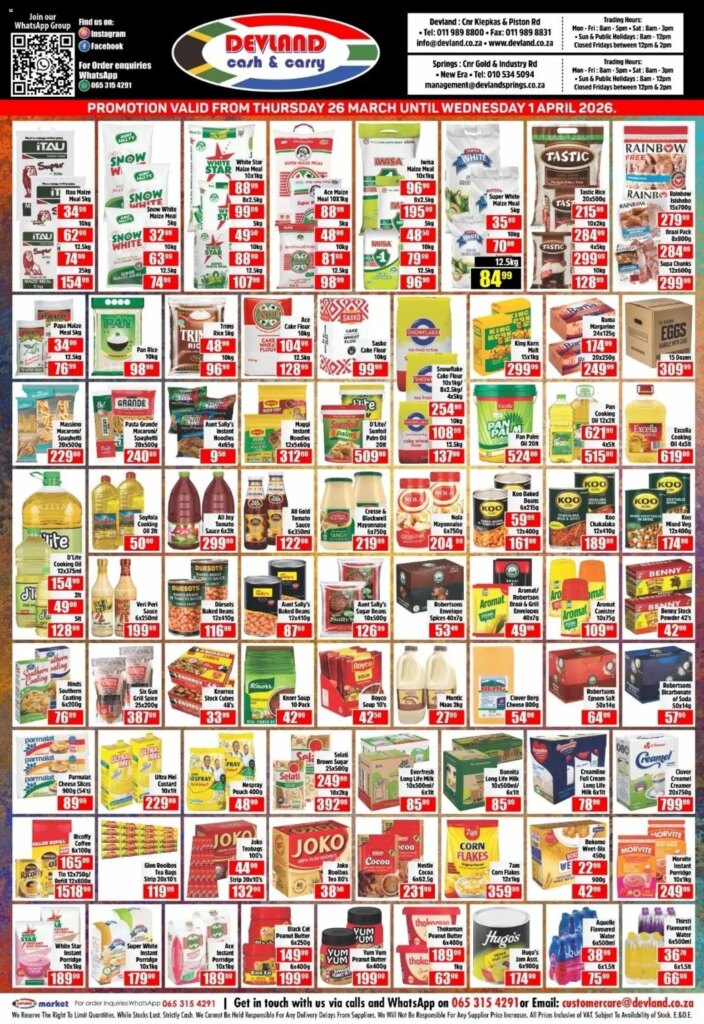 Devland Specials (26/03/2026 – 01/04/2026) Online