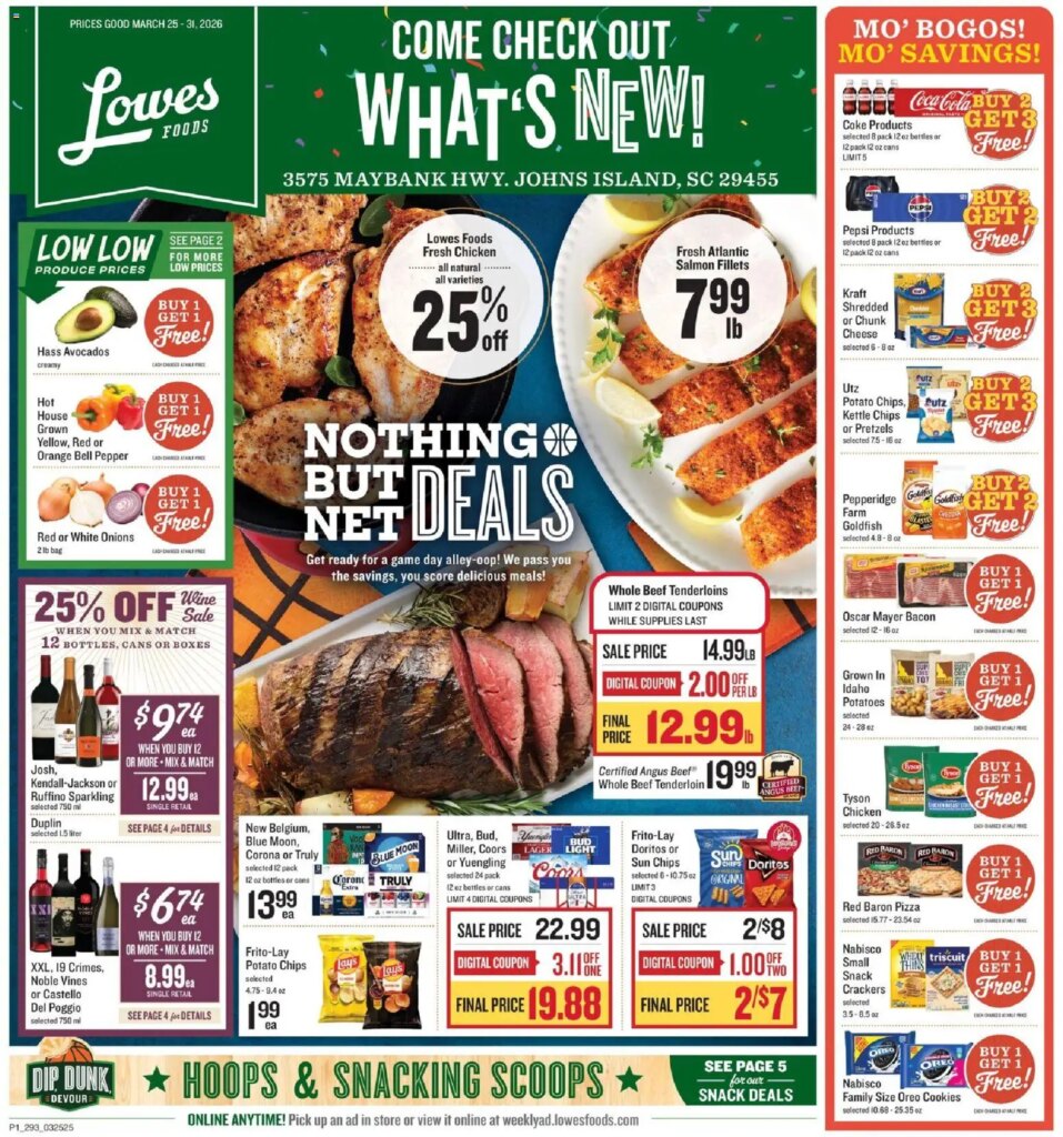 Lowes Foods Weekly Ad – SC (03/25 – 03/31 2026) – Flyer