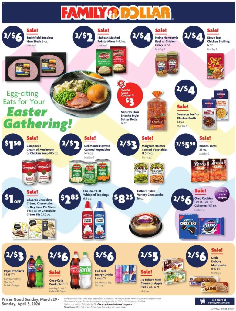 Family Dollar Weekly Ad (03/29 – 04/05 2026) – Flyer