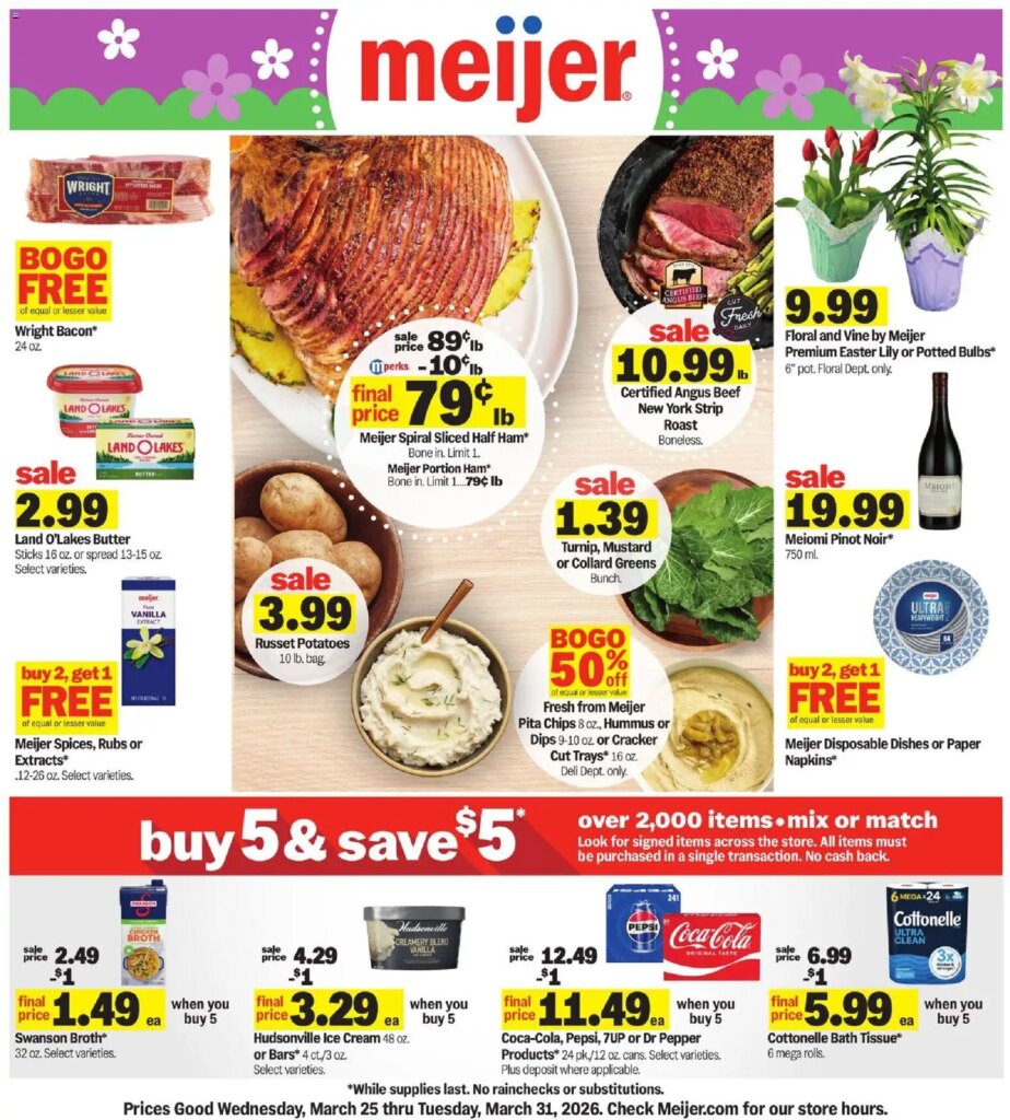 Meijer Weekly Ad (03/25 – 03/31 2026) – Flyer