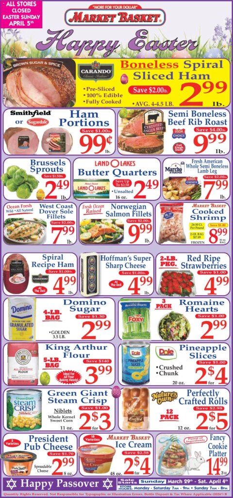 Market Basket Ad (03/29 – 04/04 2026) – Flyer
