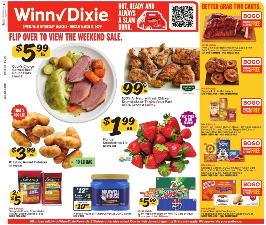 Winn Dixie Weekly Circular – GA (03/04 – 03/10 2026) – Flyer