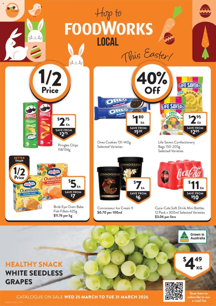 Foodworks catalogue VIC – 25/03/2026 > weekly / monthly specials