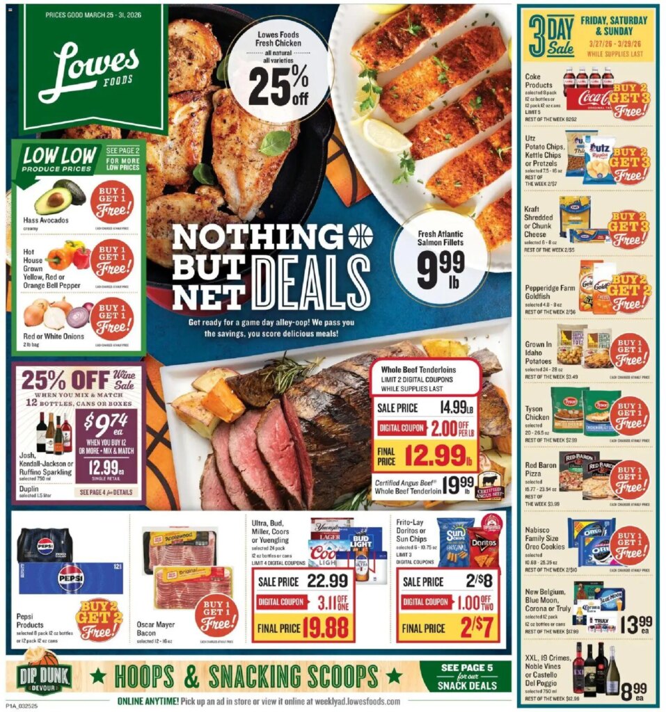 Lowes Foods Weekly Ad (03/25 – 03/31 2026) – Flyer