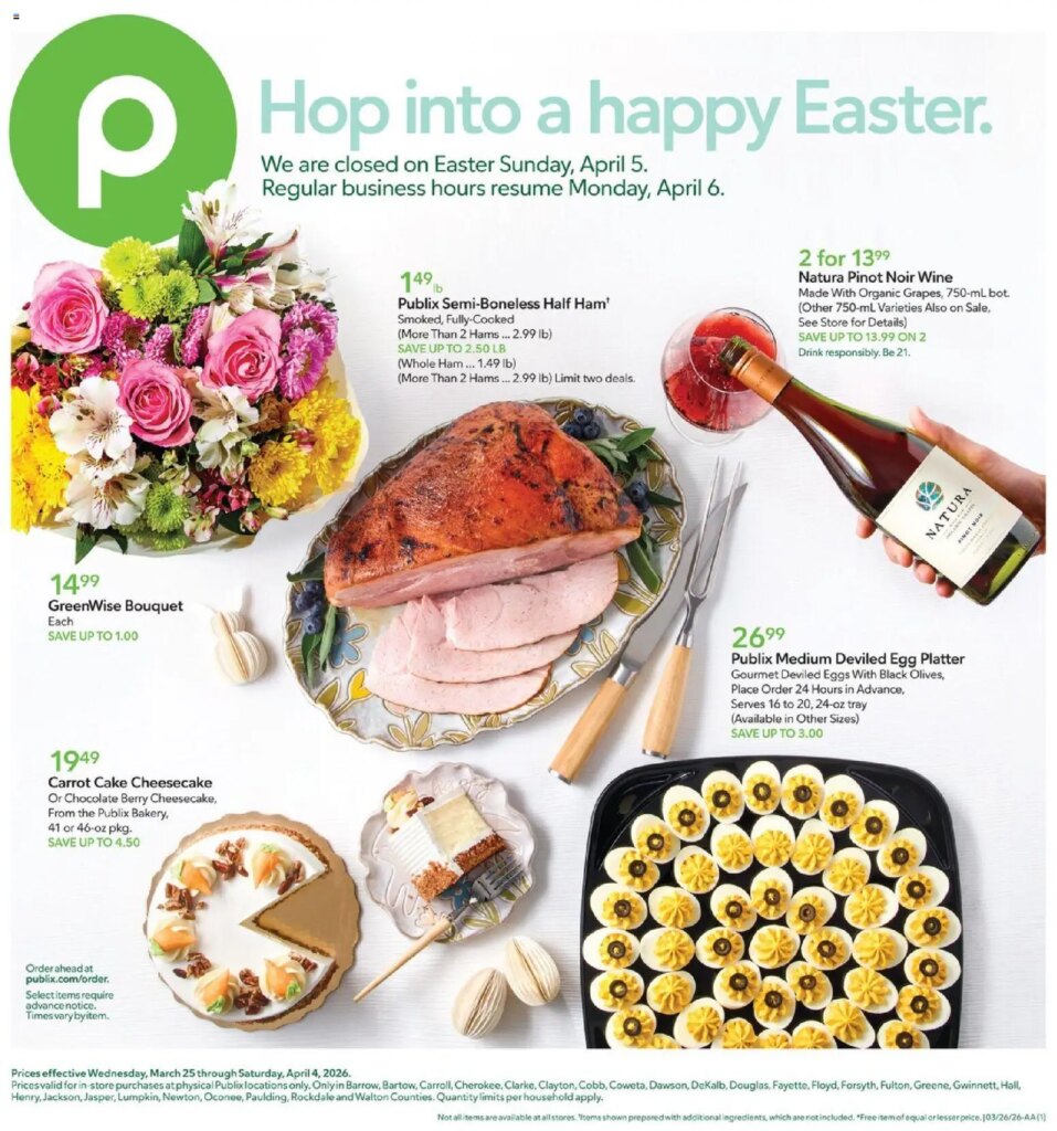 Publix Weekly Ad (03/25 – 04/04 2026) – Flyer