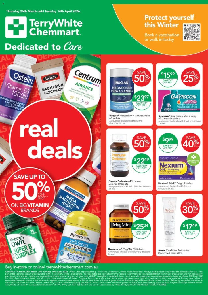 Terry White catalogue  – 26/03/2026 > weekly / monthly specials