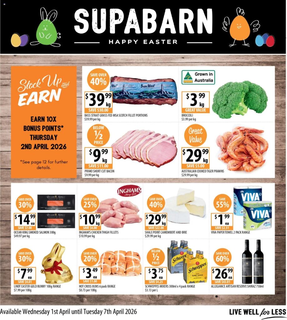 Supabarn catalogue - 01/04/2026 > weekly / monthly specials 3 Supabarn catalogue – 01/04/2026 > weekly / monthly specials