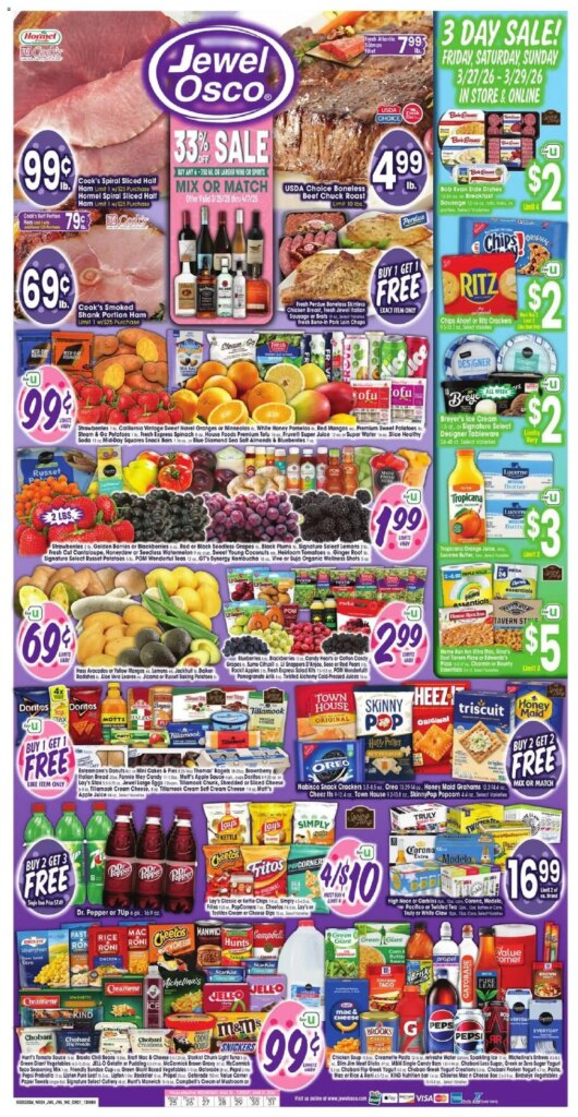 Jewel Osco Weekly Ad – IN (03/25 – 03/31 2026) – Flyer