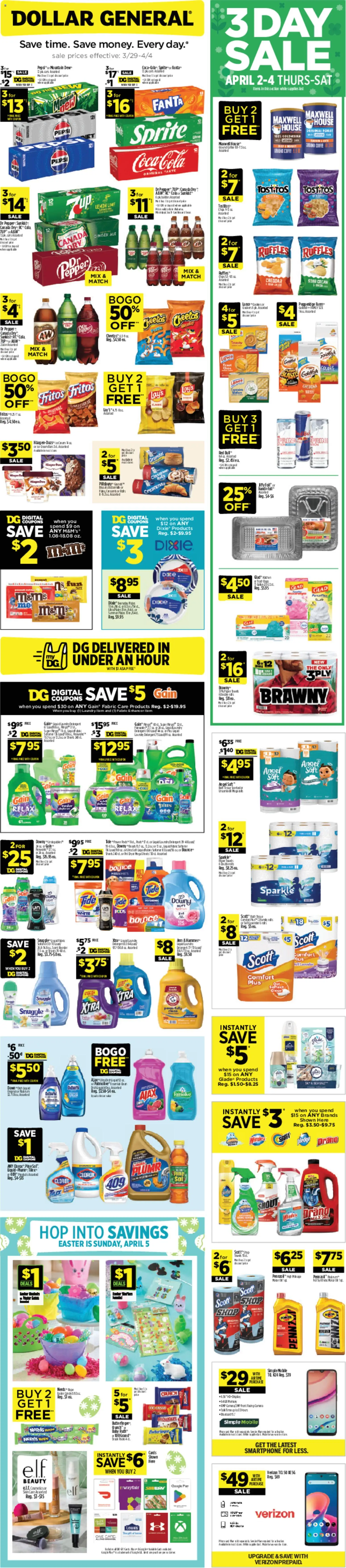 Dollar General Weekly Ad (03/29 - 04/04 2026) - Flyer 1