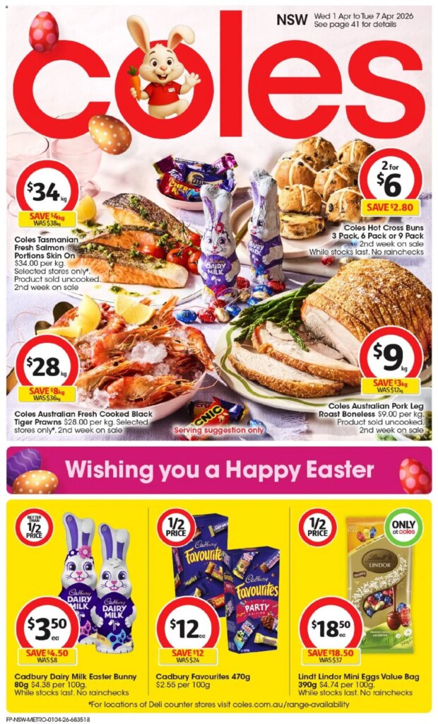 ﻿Coles catalogue valid from 01/04/2026 > Online Australia