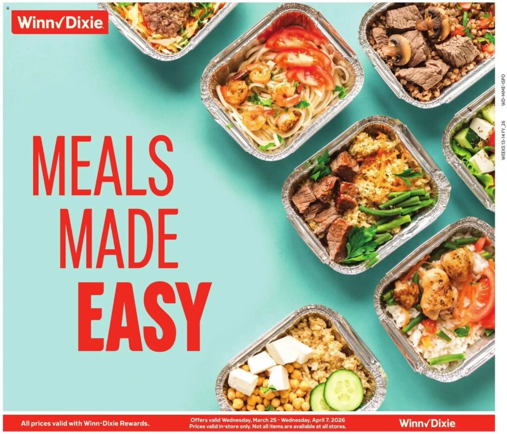 Winn Dixie Ad (03/25 – 04/07 2026) – Flyer