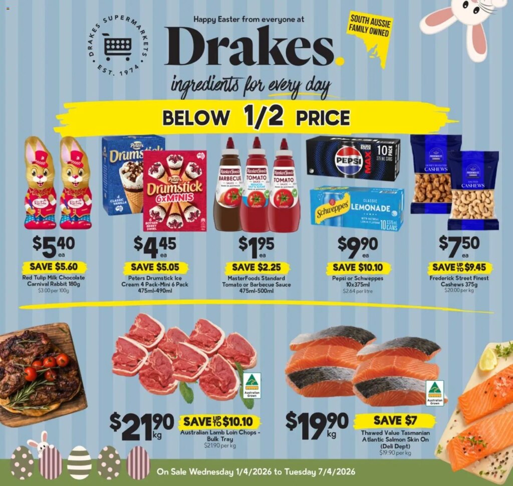 Drakes weekly specials catalogue from 01/04/2026