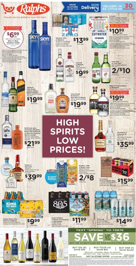 Ralphs Adult Beverage (04/01 – 04/07 2026) – Flyer
